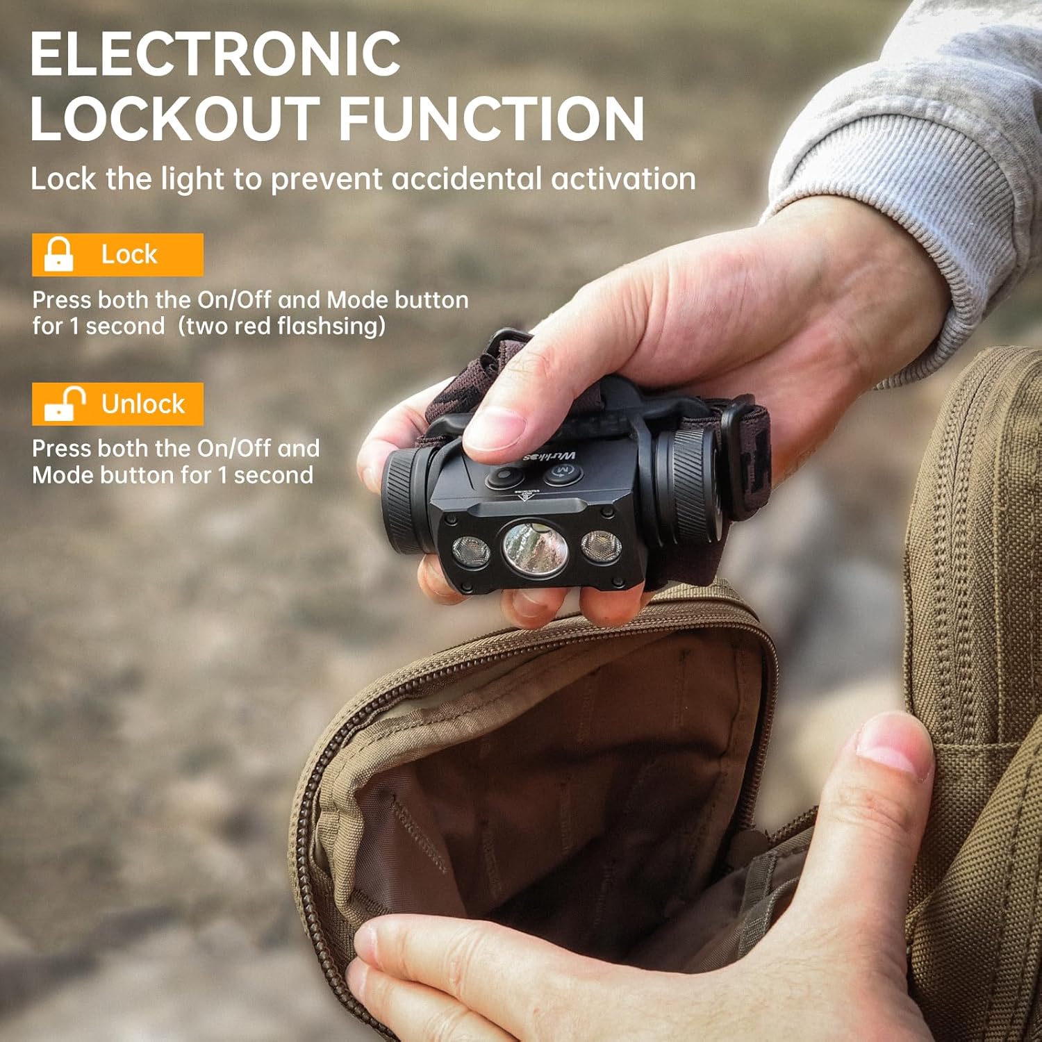 HD50 Rechargeable Headlamp