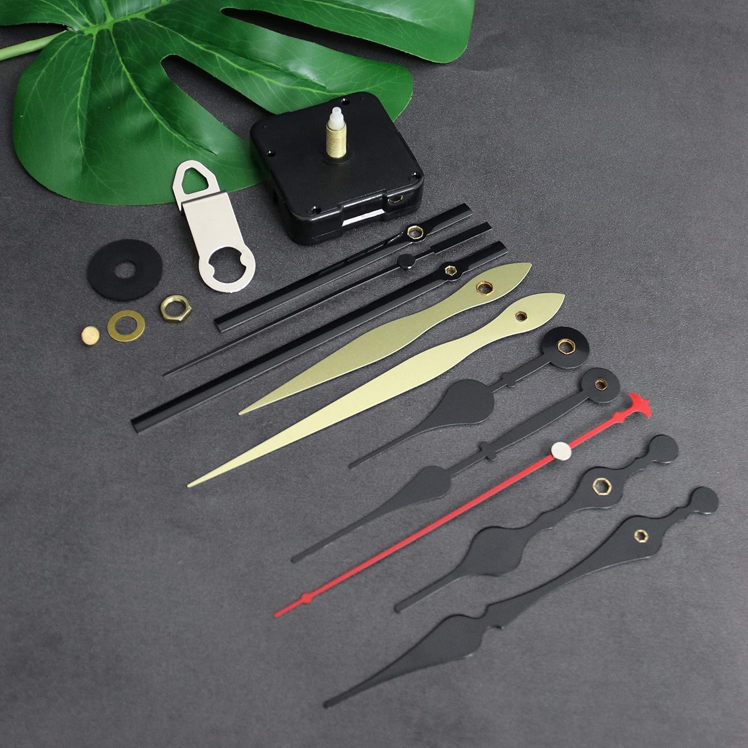 Adjustable quartz wall clock movement repair kit 13mm pressurized