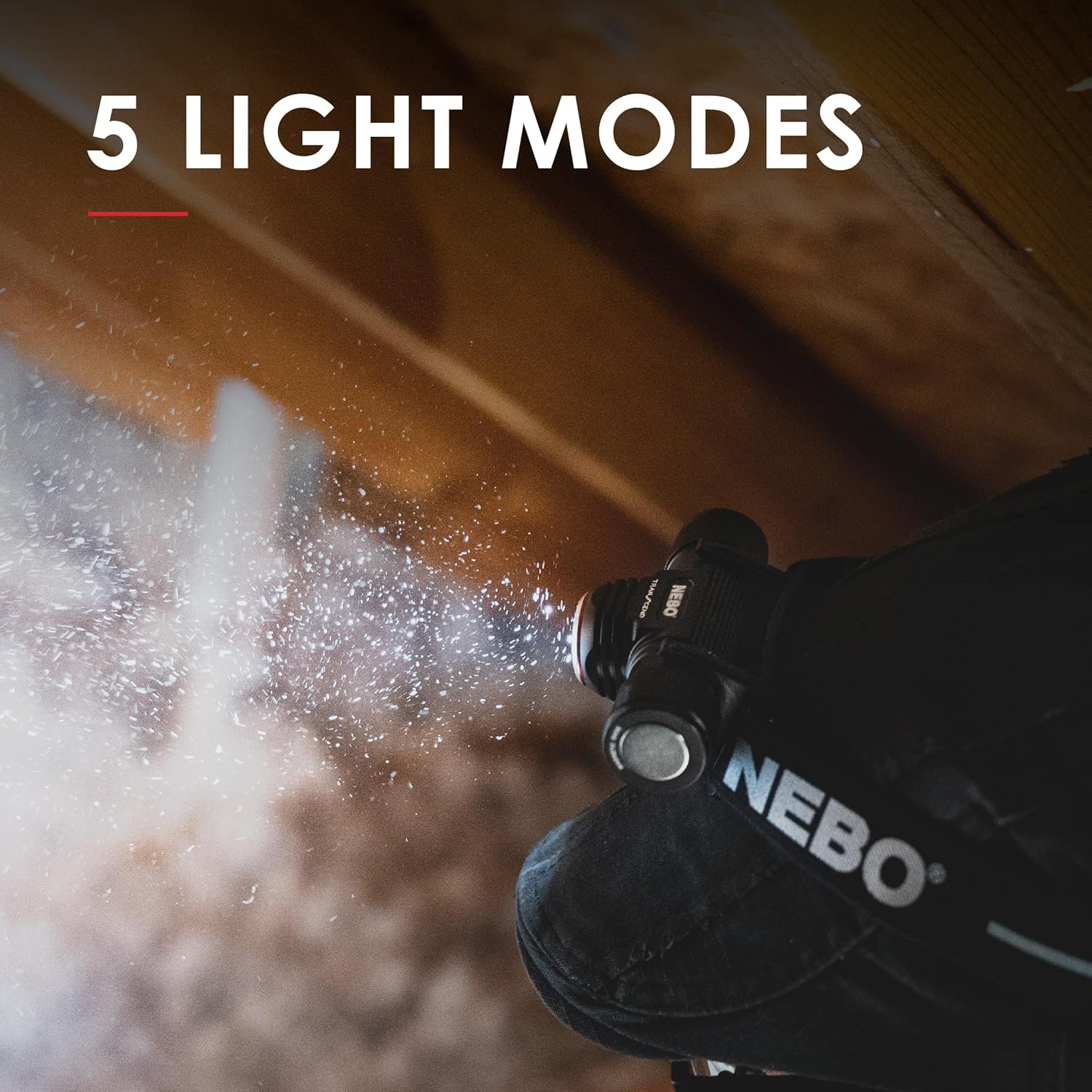 NEBO Transcend 1000-Lumen Headlamp Bright Powerful and Waterproof