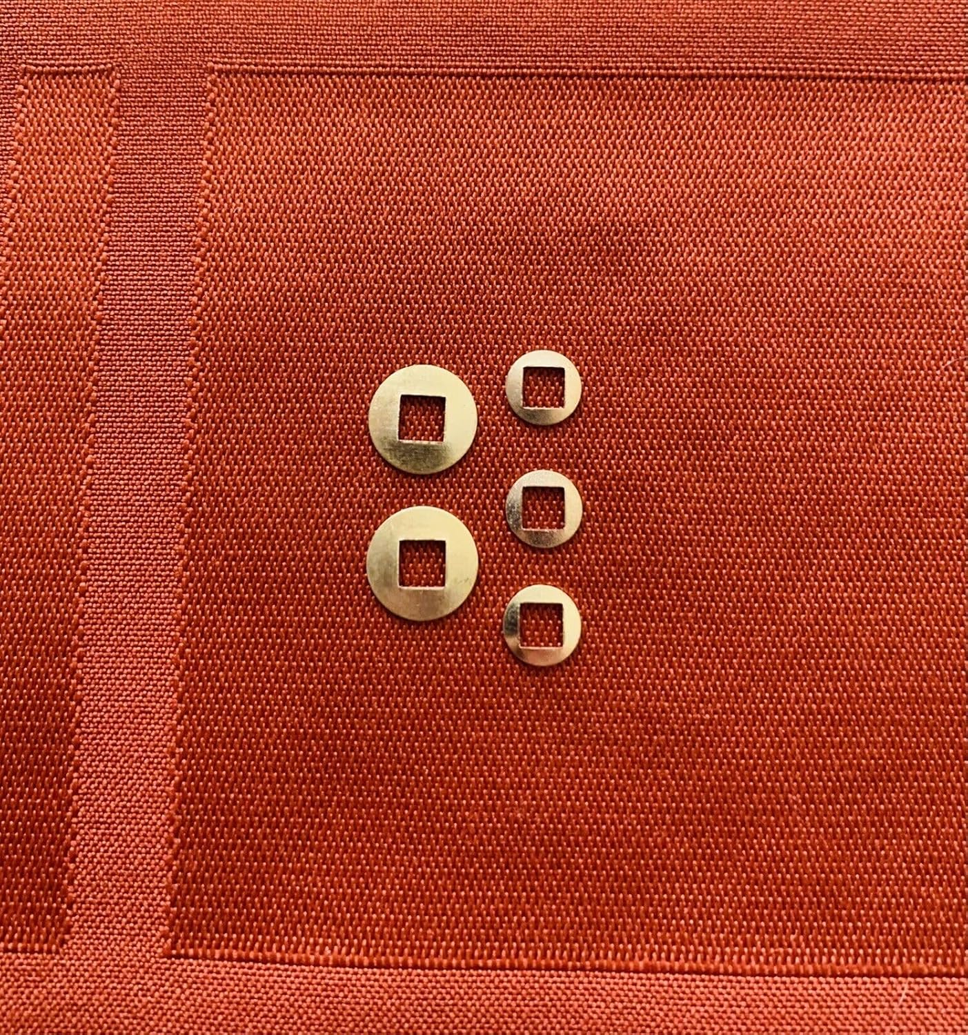 Antique Clock Hand Washes Set with Brass Clock Hands