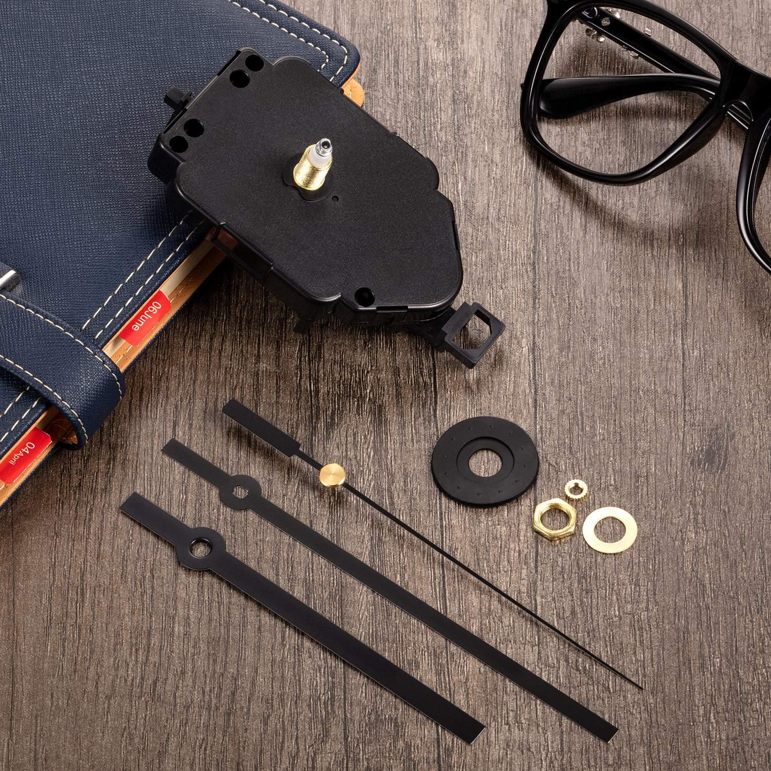 Gejoy Clock Mechanism Kit - Long Shaft Replacement